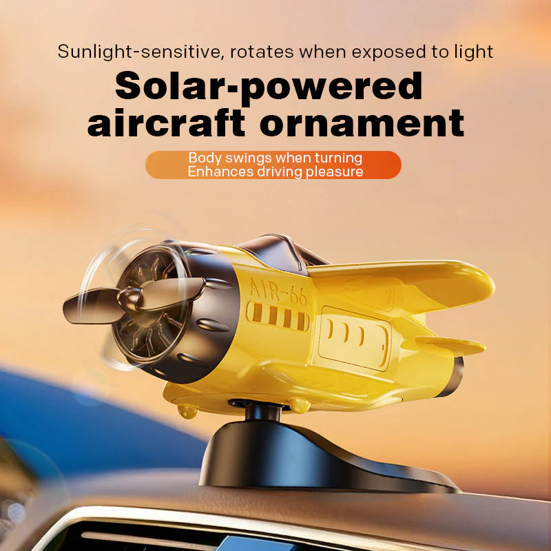 🛩️✨Autodekorace ve tvaru letadla napájené sluneční energií
