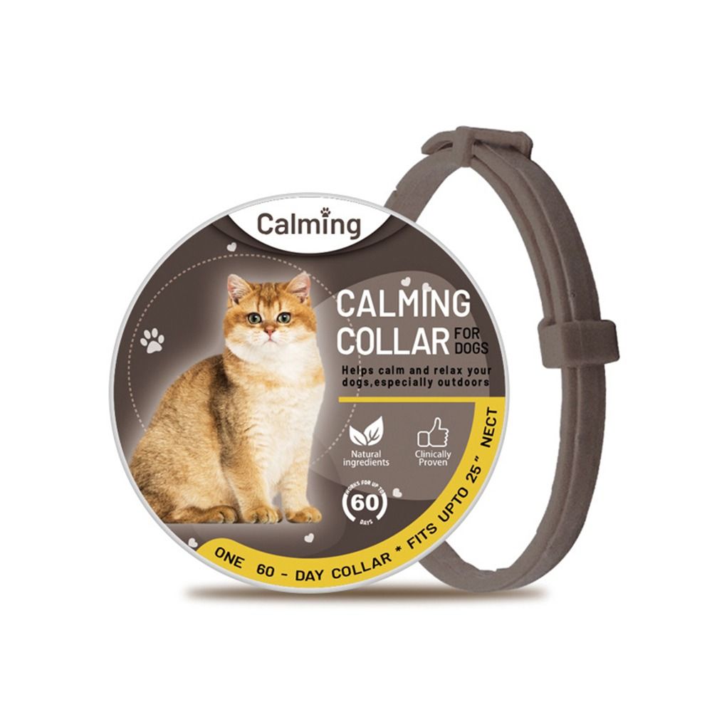 🐶🐱Voděodolný nastavitelný obojek Pacify pro uklidnění zvířat, zmírnění úzkosti a snížení stresu u psů a koček