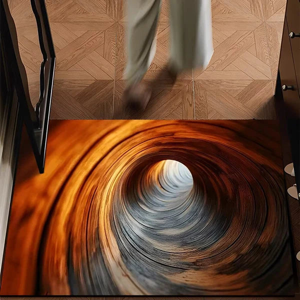 3D stereoskopická podlahová rohož z křišťálového sametu