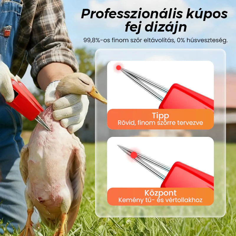 🔥🐓Elektrický stroj na oškubávání drůbeže – Snadné oškubávání, úspora času i energie!🦆
