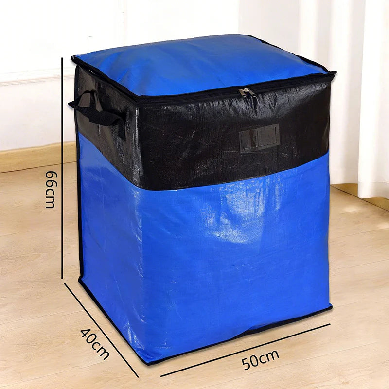 🧰Collapsible Storage & Moving Bag – Heavy‑duty PE, water‑resistant.