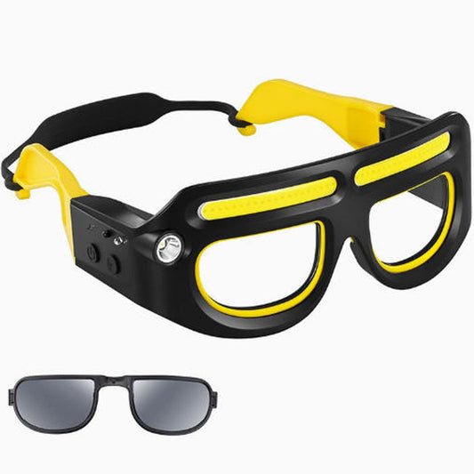 🕶️ LED čelovka na brýle 2026 s hands-free senzorem – jasné osvětlení bez volných rukou