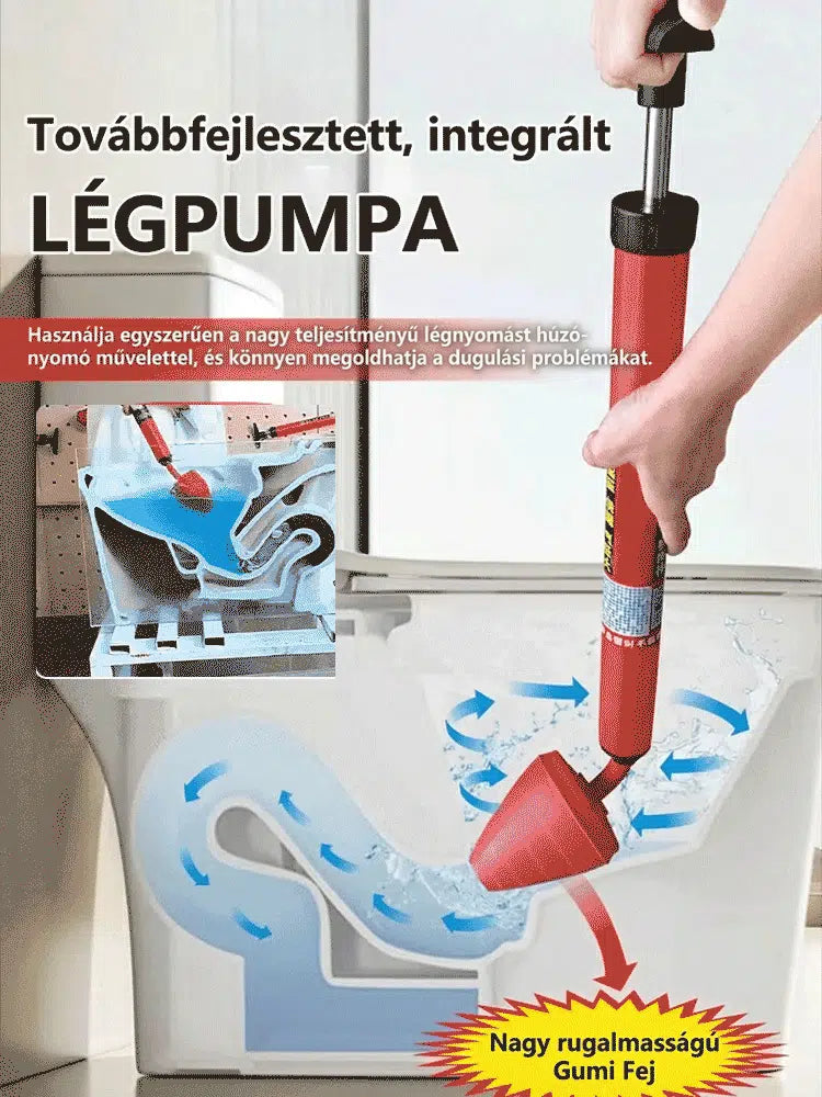 🚽✨ Nástroj na pročištění ucpaného WC – rychlá pomoc bez chemie