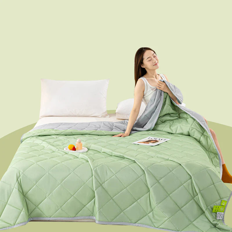 ❄️ Lehká letní přikrývka – chladivá a prodyšná pro klidný spánek! ✨