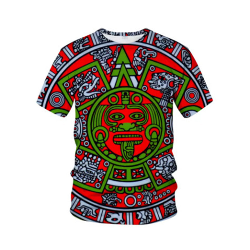👕 Pánské tričko s výrazným kmenovým potiskem – pohodlí & streetwear styl 🐺