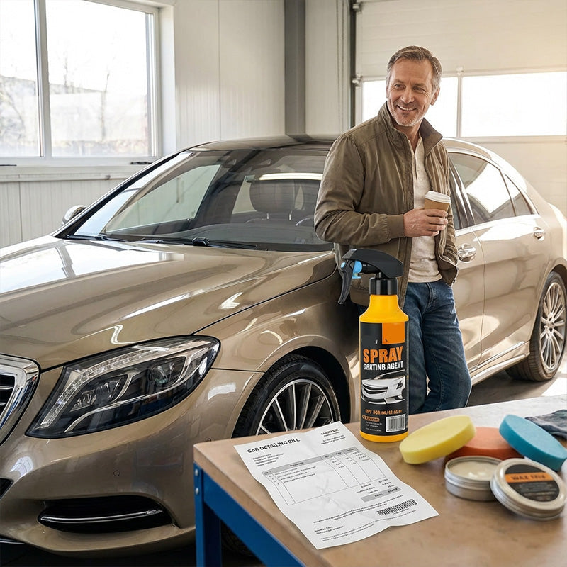🌟 Nano-hydrofobní sprej na auto – odpuzuje vodu a nečistoty! 🚗