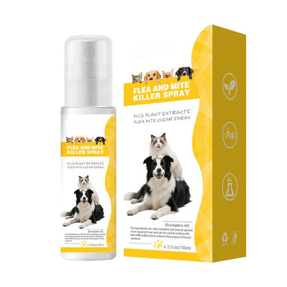 🔥🔥1+1 zdarma (2 ks)🐶 Úleva od blech a svědění pro vaše mazlíčky – přírodní cestou! 🌿