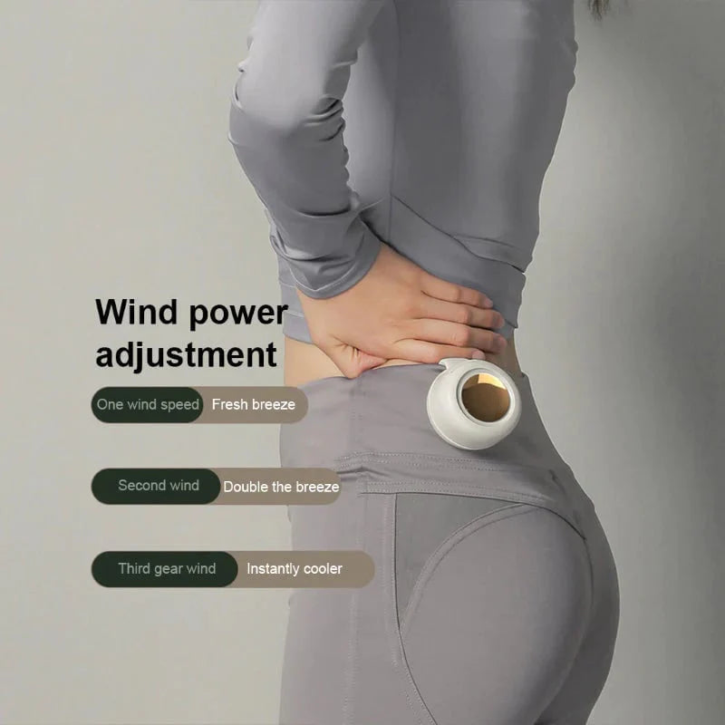 Náhrdelní větrník s klipem na opasek „Small Whirlwind“🌬️❄️