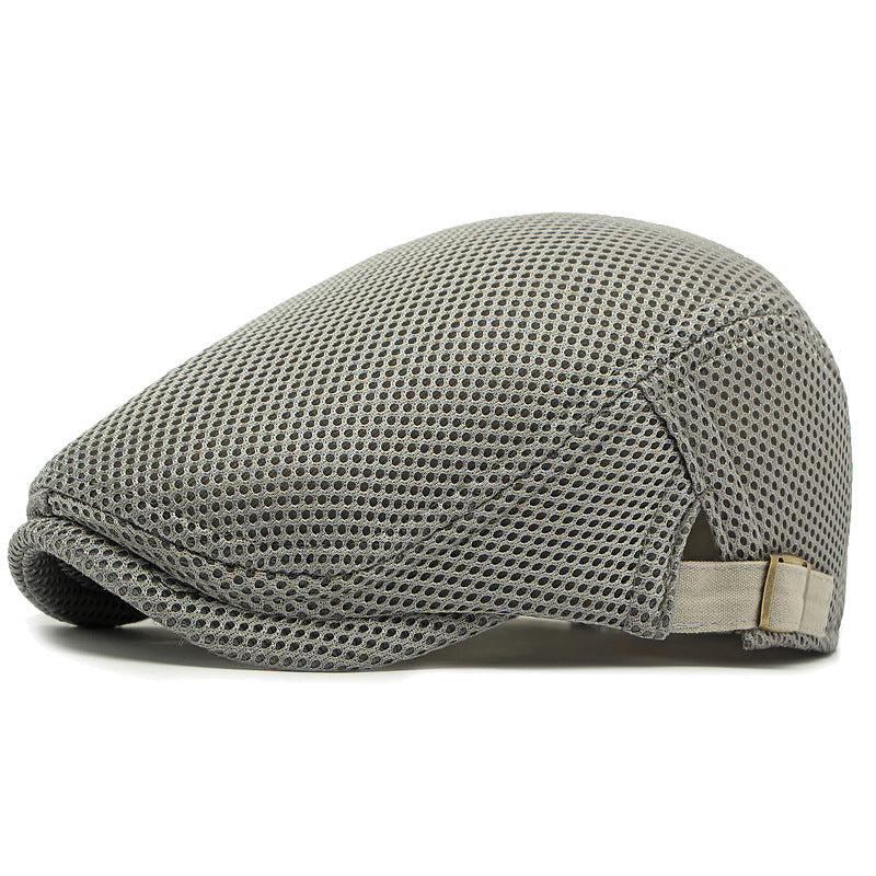 🧢✨ Prodyšná plochá čepice s nastavitelným páskem – chladno a styl v létě
