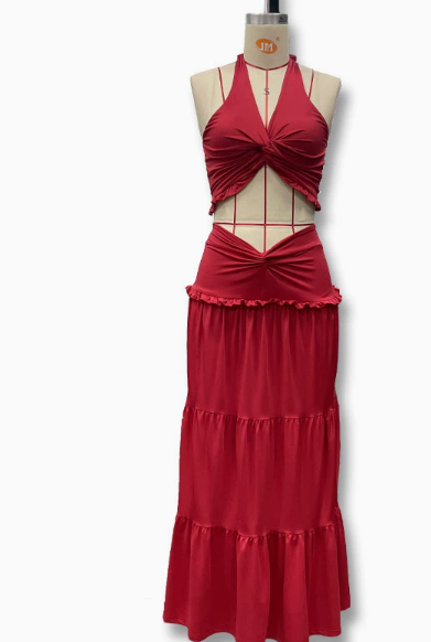 🌸 Sexy dvoudílné letní šaty – svůdný a pohodlný look na léto! ☀️
