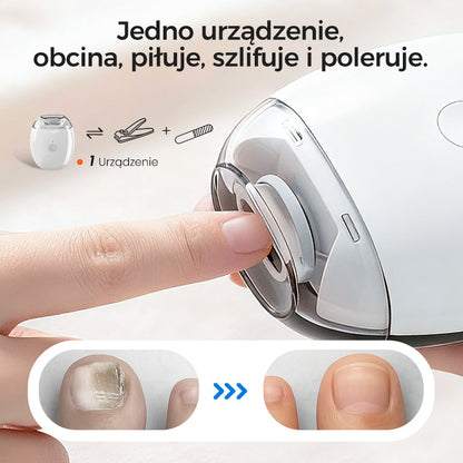 🦶Univerzální automatická bruska na nehty – vhodná pro seniory a děti