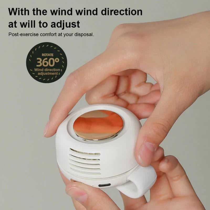 Náhrdelní větrník s klipem na opasek „Small Whirlwind“🌬️❄️