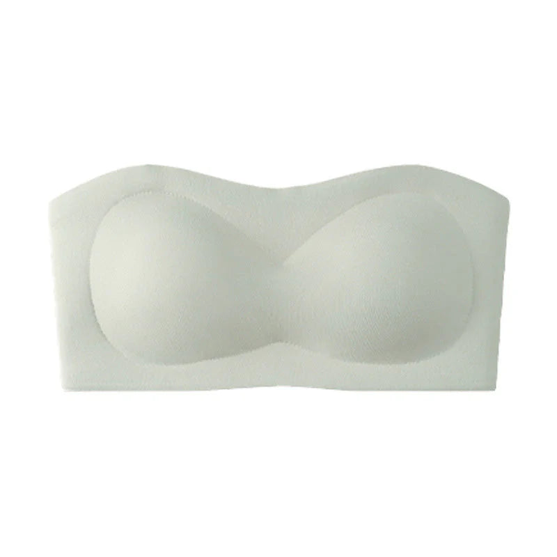 💞Dámské podprsenky bez ramínek, push-up bandeau podprsenky, neklouzavé bezkosticové podprsenky s výztuží, bezešvé pohodlné trubkové podprsenky