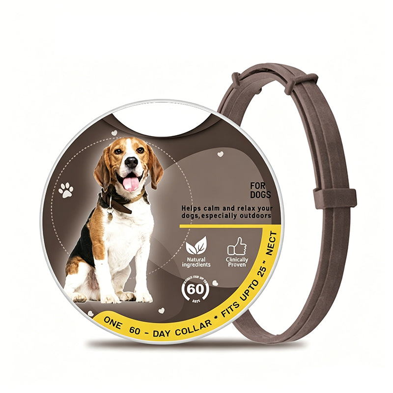 🐶 Uklidňující obojek pro mazlíčky – přírodní relaxace bez stresu! ✨