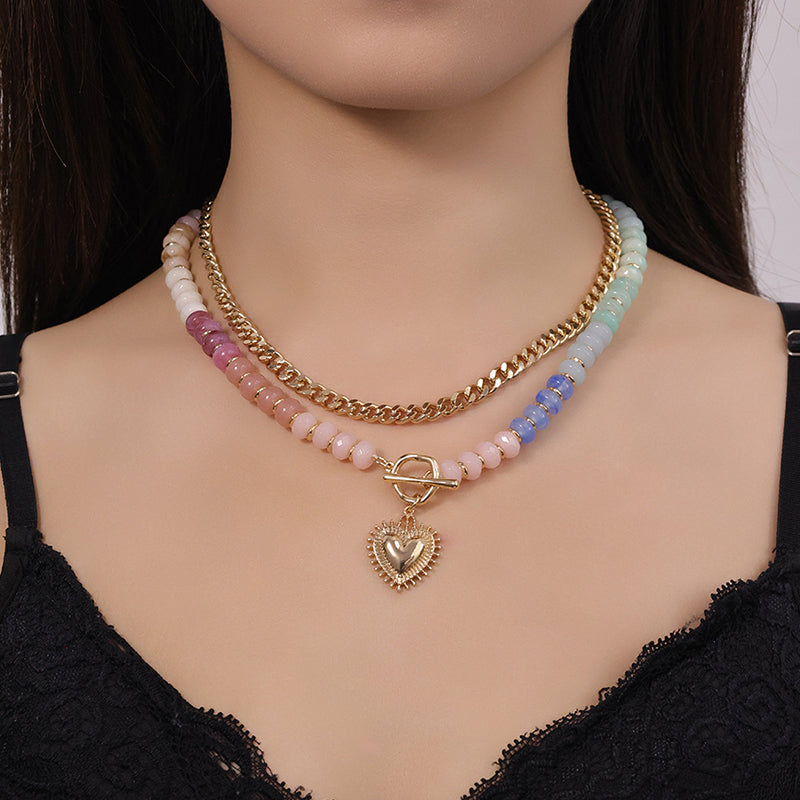 🌈 Boho náhrdelník s duhovými korálky, který rozzáří každý outfit! ✨