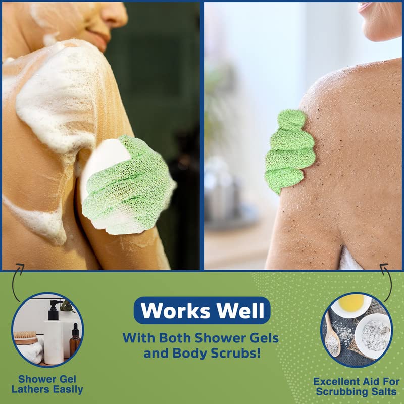 🔥Sada exfoliačních sprchových rukavic – hloubkově čistící tělový peeling, masážní rukavice pro péči o pokožku