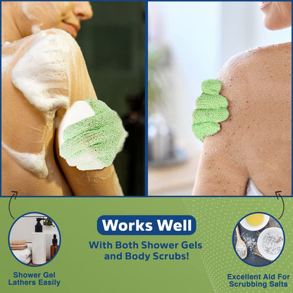 🔥Sada exfoliačních sprchových rukavic – hloubkově čistící tělový peeling, masážní rukavice pro péči o pokožku