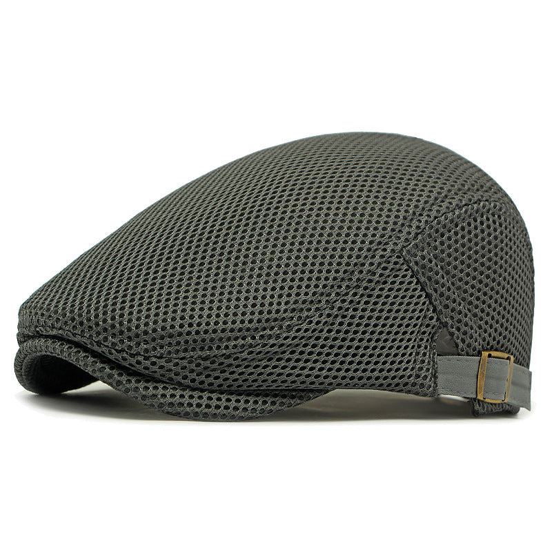 🧢✨ Prodyšná plochá čepice s nastavitelným páskem – chladno a styl v létě