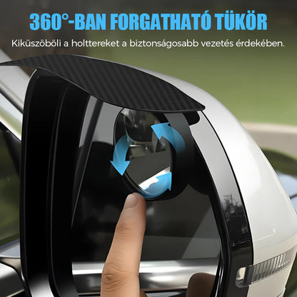 🚗 Nastavitelné zrcátko pro slepé úhly s integrovanou ochranou proti dešti pro bezpečnou jízdu