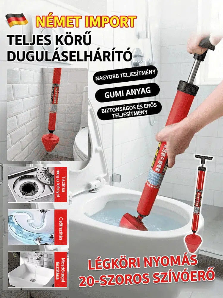 🚽✨ Nástroj na pročištění ucpaného WC – rychlá pomoc bez chemie