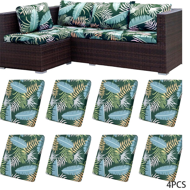 😍 Strečové Potahy na Polštáře na Zahradu – elegantní geometrický vzor & perfektní fit! 🌿
