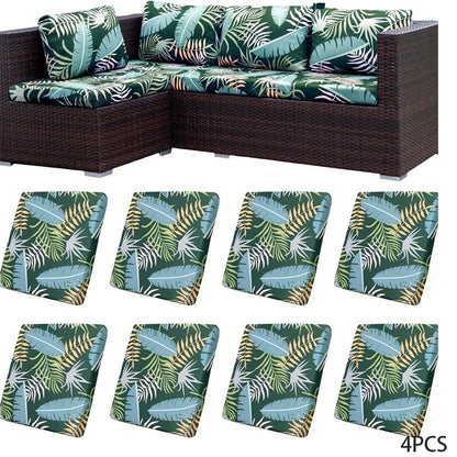 😍 Strečové Potahy na Polštáře na Zahradu – elegantní geometrický vzor & perfektní fit! 🌿