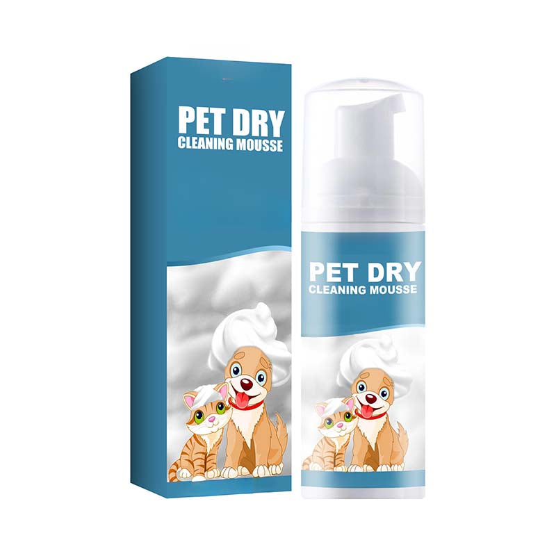 🐾✨ Bezvodá čisticí pěna pro psy a kočky – čistota bez vody a stresu!