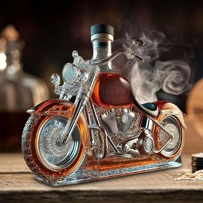 🏍️ Karafa na whisky ve tvaru motorky, která oživí každý bar! 🔥
