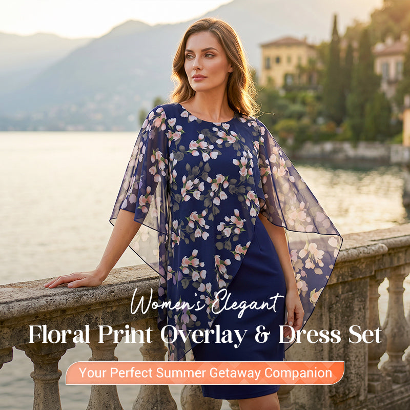 👗 NYNÍ SLEVA 50 %!🌸 Elegantní květinová dvoudílná sada – halenka a šaty – šik boho letní outfit ✨