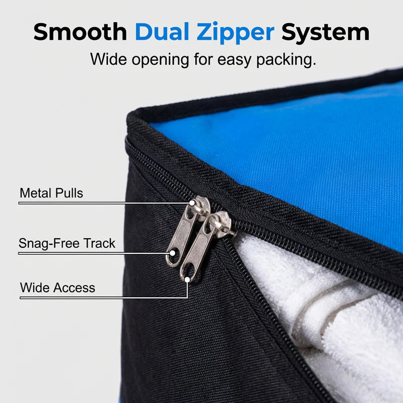 🧰Collapsible Storage & Moving Bag – Heavy‑duty PE, water‑resistant.