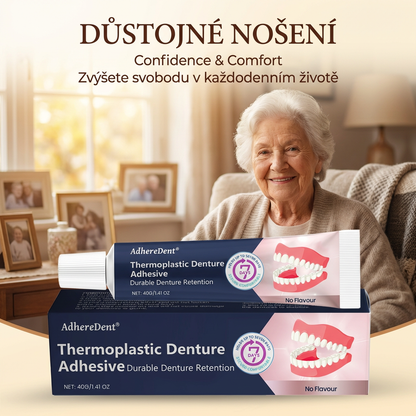 【🔥Kup 1 otrzymaj 1 gratis🔥】Termoplastyczny klej do protez AdhereDent® ⏳ Trwałe utrzymanie protezy