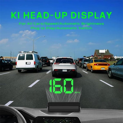 🚗Head-up displej – digitální tachometr s GPS pro automobily, nákladní vozy a motocykly