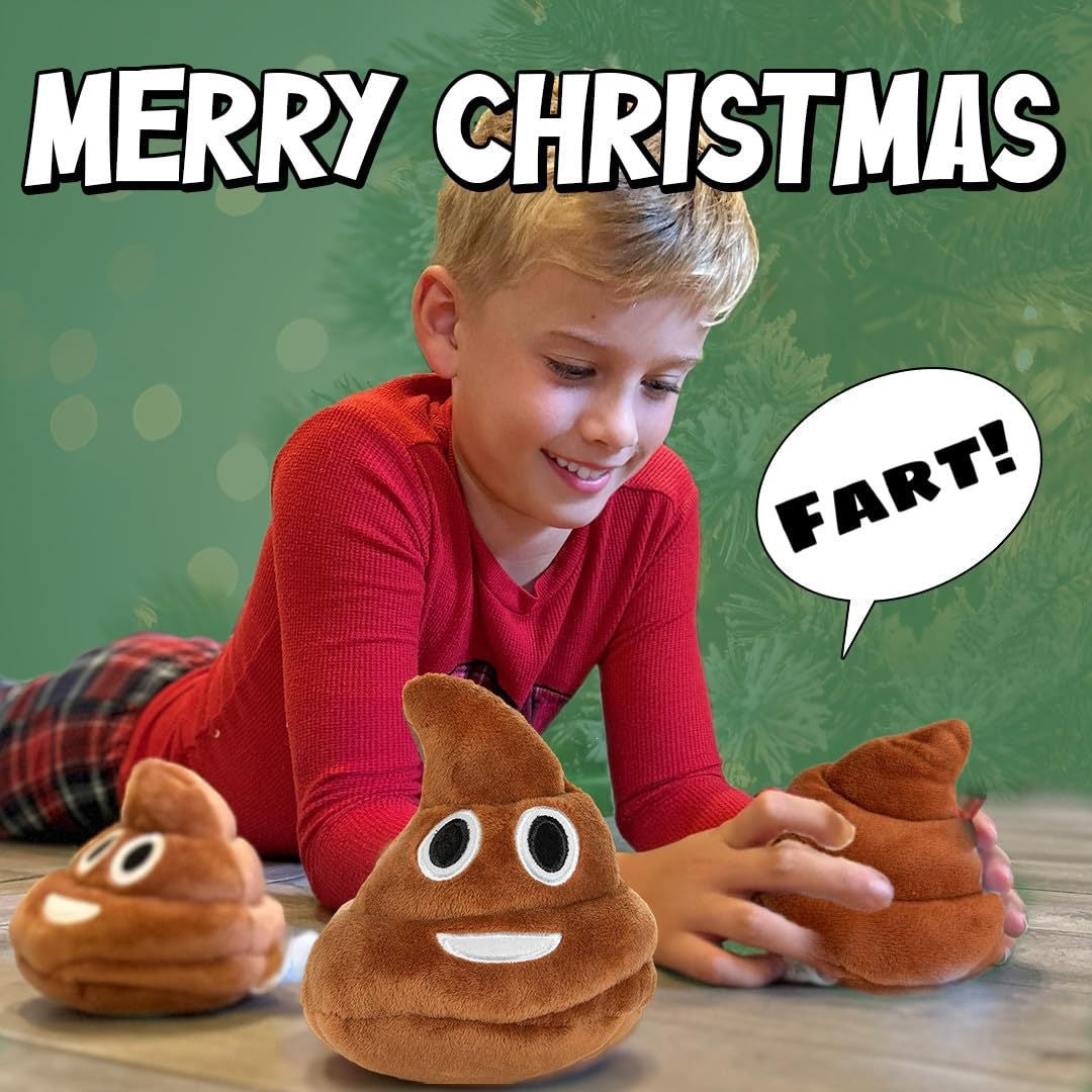 💩 Plyšová hračka hovínko, které prdí – nejvtipnější dárek roku! 😂