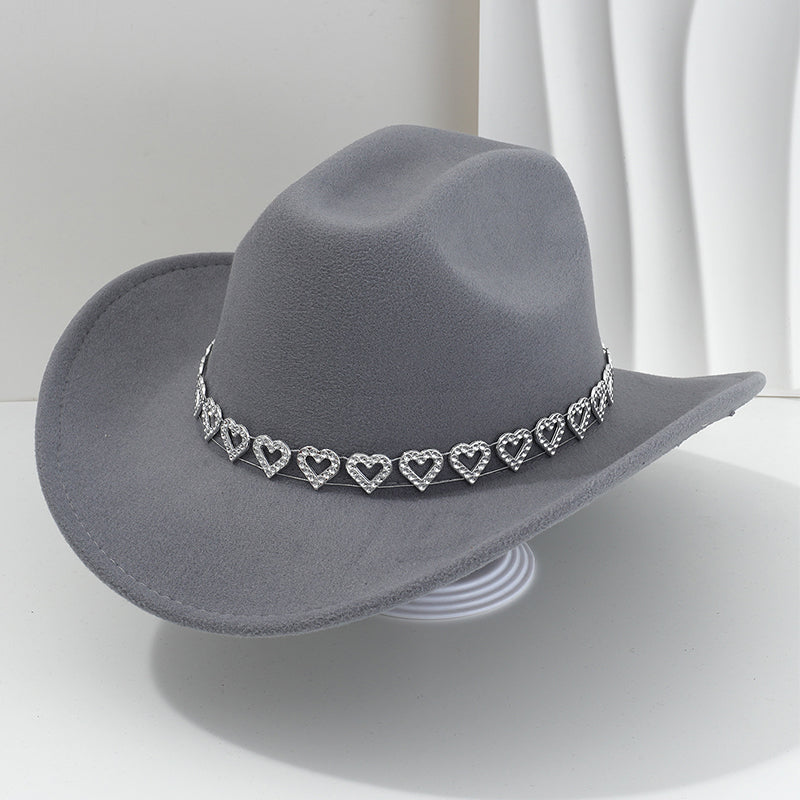 🤠 Kovbojský klobouk se srdíčky – western chic styl!