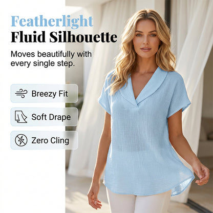 👕 Lehké letní pletené tričko volného střihu – styl a pohodlí v jednom! ✨