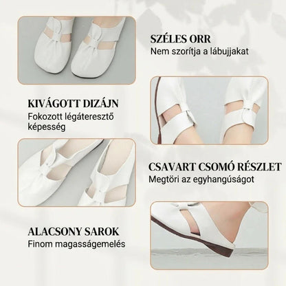 👡 Dámské pantofle s mašlí – měkká podrážka | Módní design, lehké a pružné – ideální na procházky a výlety po městě 🛍️
