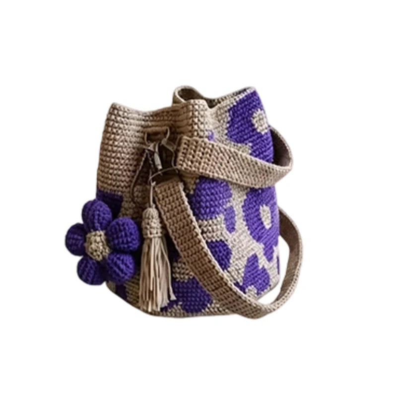 🌼 Háčkovaná bucket taška – boho styl pro léto!