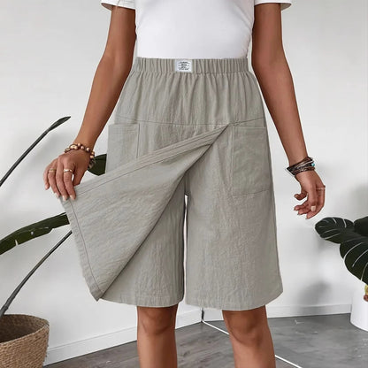 🌸✨ Zavinovací skort sukně s kapsami – elegance + pohodlí v jednom