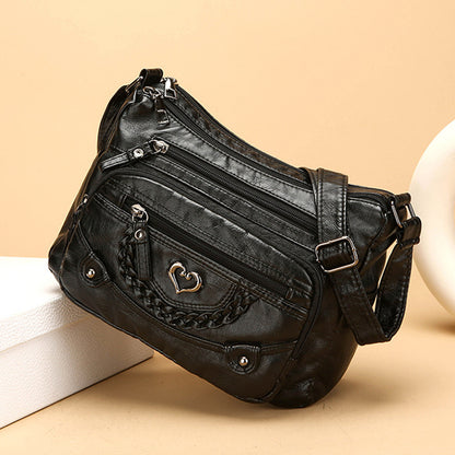 👜✨ Kabelka přes rameno s mnoha kapsami – styl a pořádek každý den!