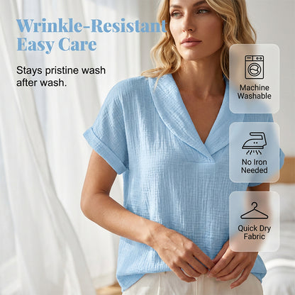 👕 Lehké letní pletené tričko volného střihu – styl a pohodlí v jednom! ✨