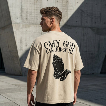 👕 Pánské tričko s motivem Modlících se rukou – výrazný a stylový design 🖤