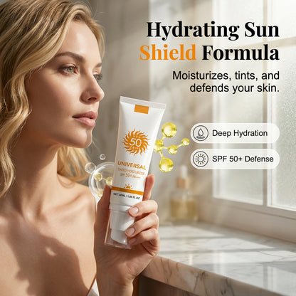 Barevný podklad pod make-up s ochranným faktorem SPF 50+