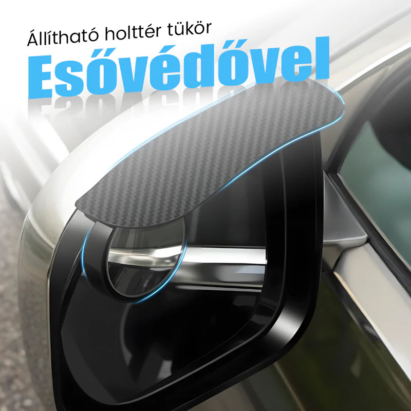 🚗 Nastavitelné zrcátko pro slepé úhly s integrovanou ochranou proti dešti pro bezpečnou jízdu