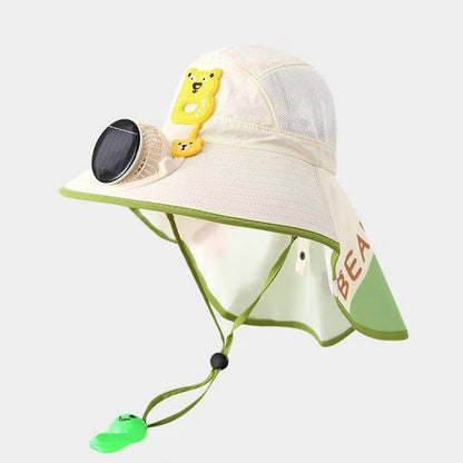 🌞Sluneční čepice s vestavěným ventilátorem