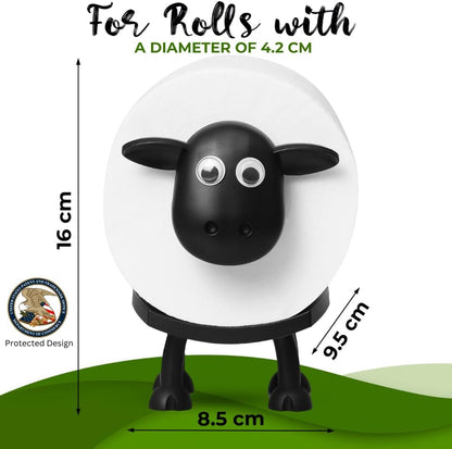 🐑 Roztomilý držák na toaletní papír ve tvaru ovečky – šarm do koupelny! 🛁