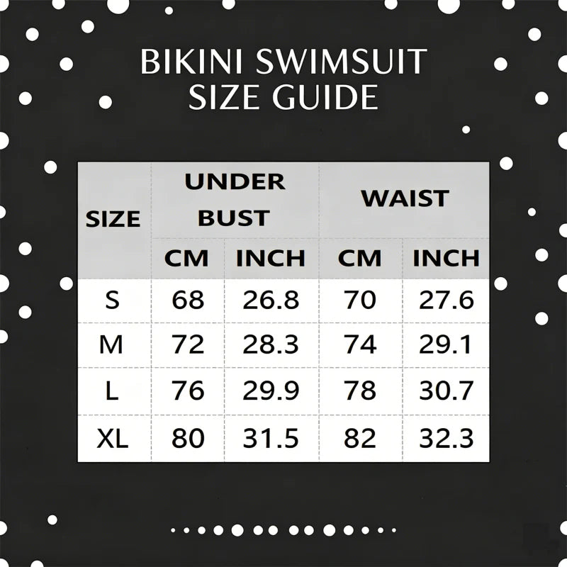 👙 Bikiny s puntíky a pásky kolem krku