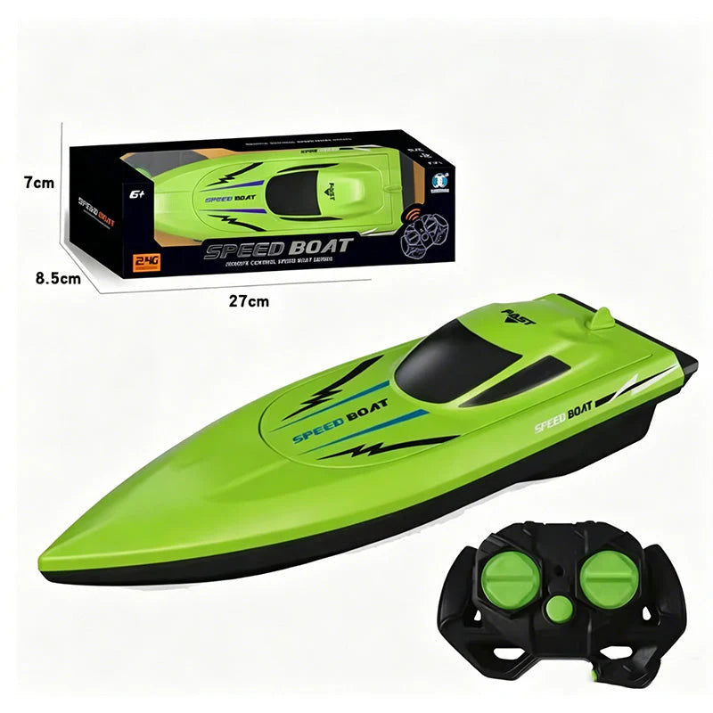 ✨ Rychlý člun se dvěma motory a dálkovým ovládáním,🚤 skvělý dárek pro děti