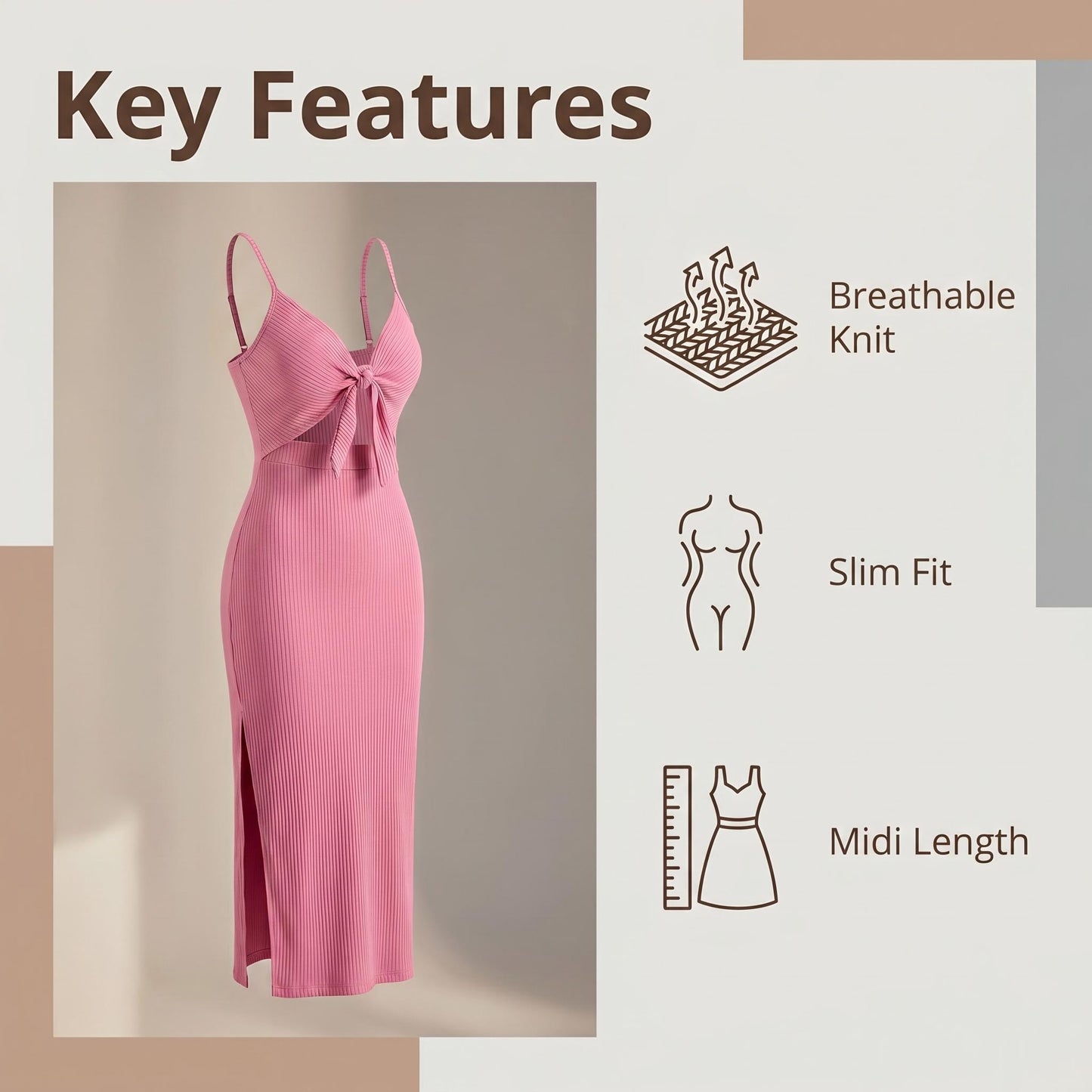 🌸 Lichotivá midi sukně s mašlí – elegantní a přiléhavý look! ✨