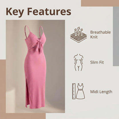 🌸 Lichotivá midi sukně s mašlí – elegantní a přiléhavý look! ✨