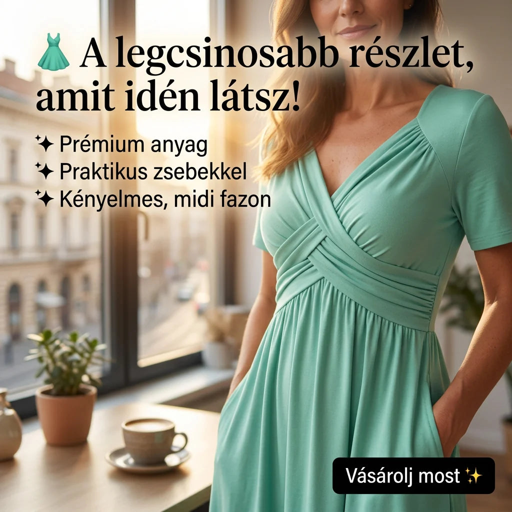 【S–3XL】👗Dámské dlouhé šaty s výstřihem do V a krátkými rukávy